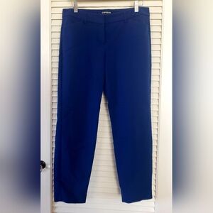 Express Editor Women's Vibrant Blue Straight Leg Pants Size 6R